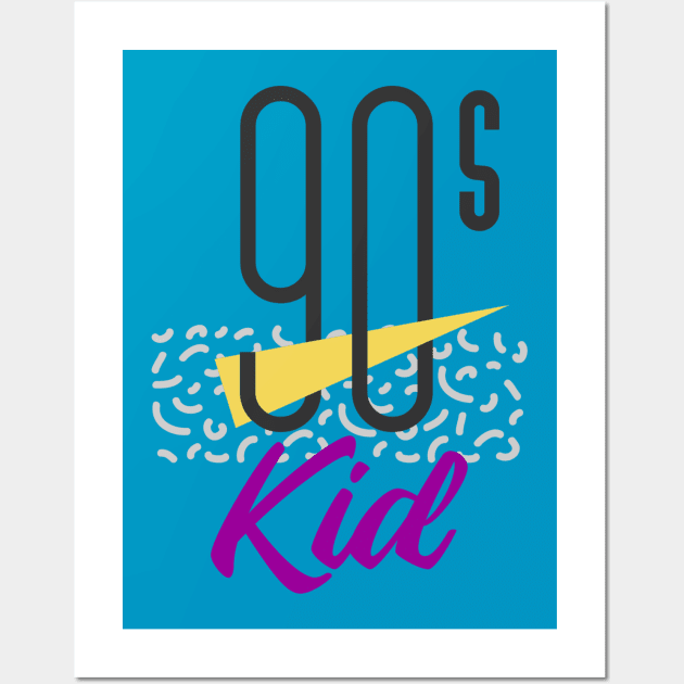 90s Kid Word Art Wall Art by Urban_Vintage